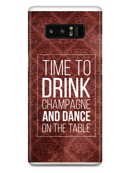 Drink Champagne & Dance Humor Funny Case