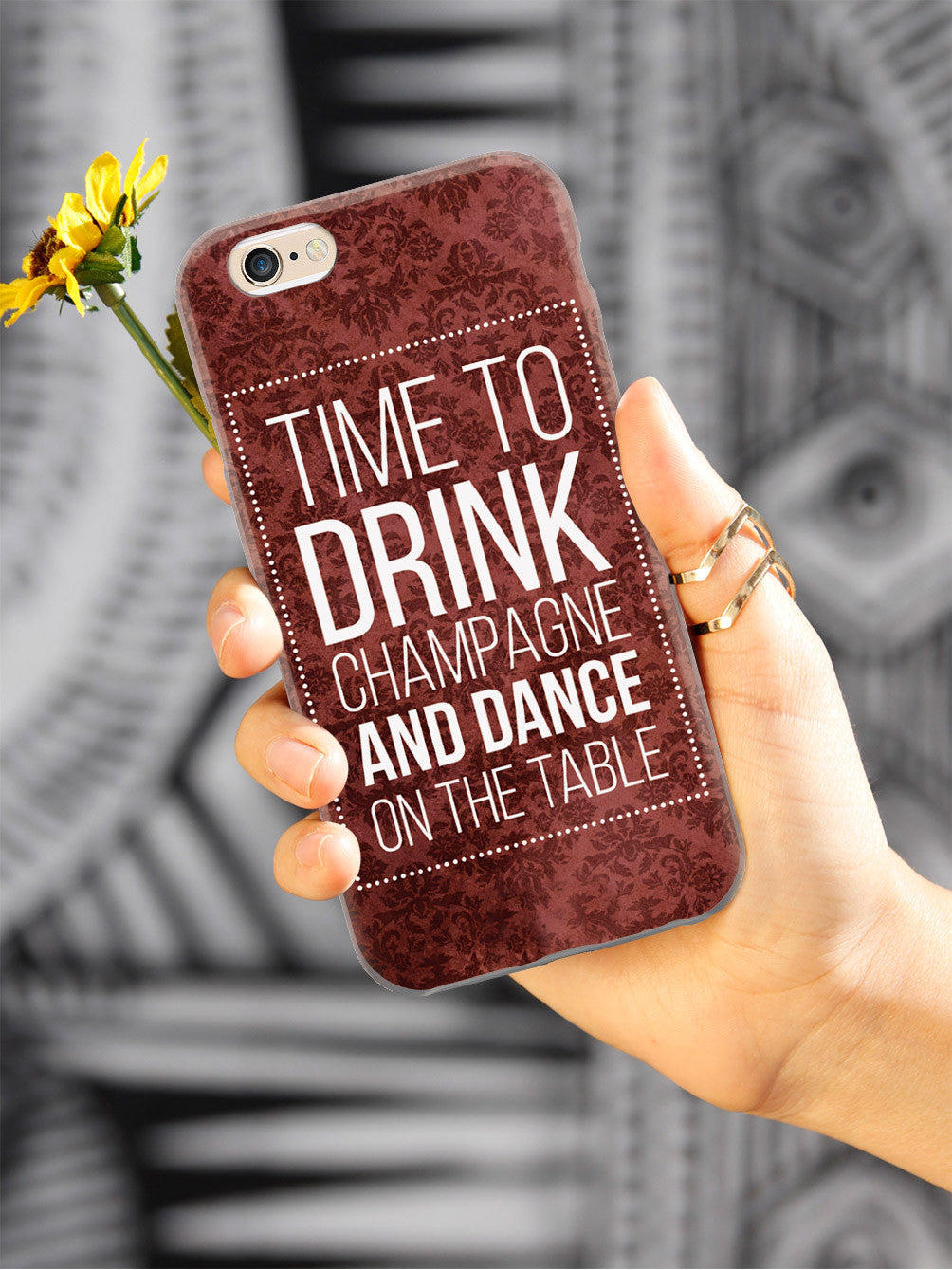 Drink Champagne & Dance Humor Funny Case