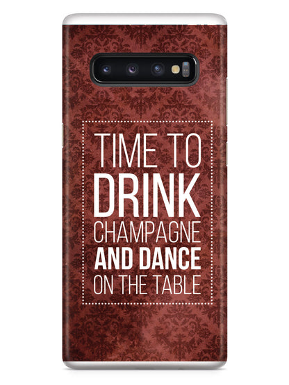 Drink Champagne & Dance Humor Funny Case