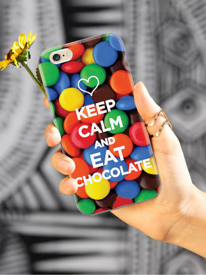 Keep Calm & Eat Chocolate Humor Funny Case