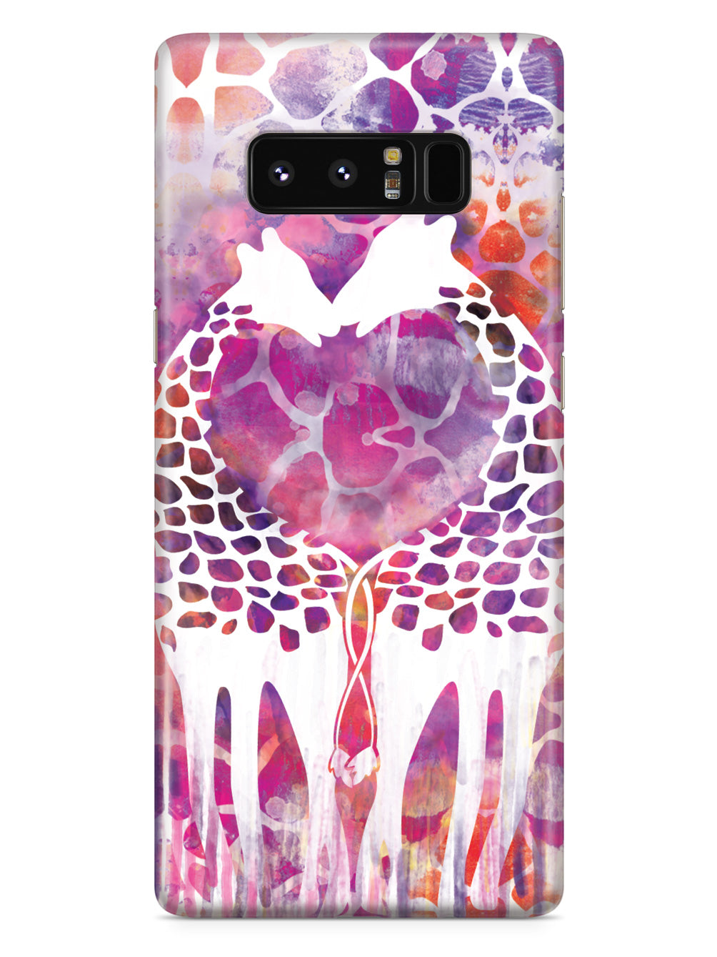 Giraffe Love Watercolor Style Case