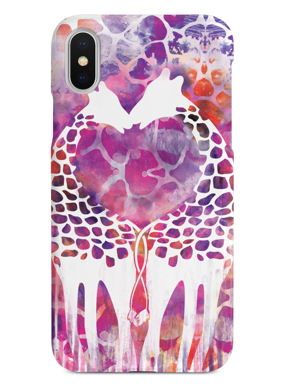 Giraffe Love Watercolor Style Case