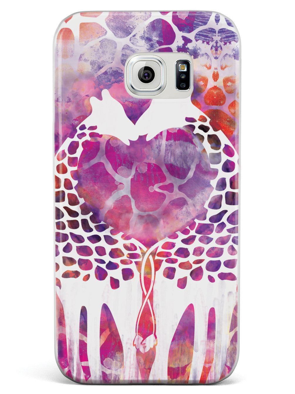 Giraffe Love Watercolor Style Case