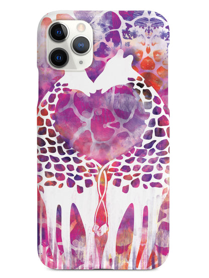 Giraffe Love Watercolor Style Case