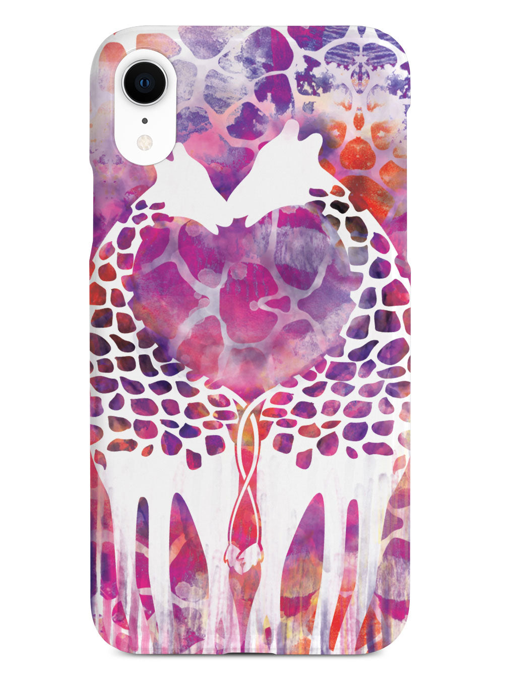 Giraffe Love Watercolor Style Case