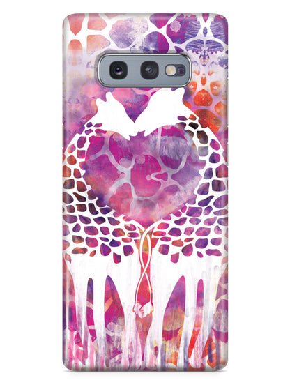 Giraffe Love Watercolor Style Case