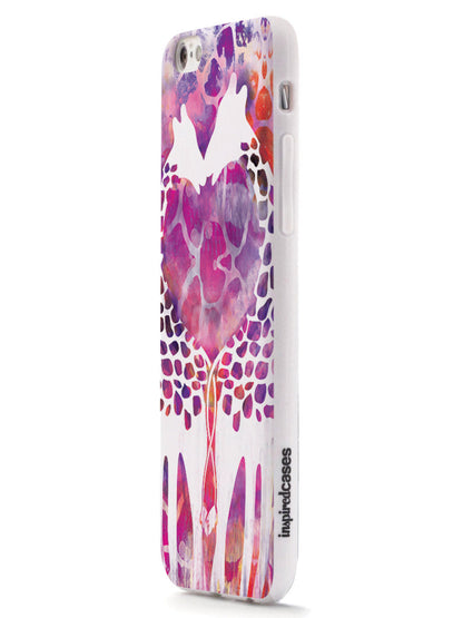 Giraffe Love Watercolor Style Case