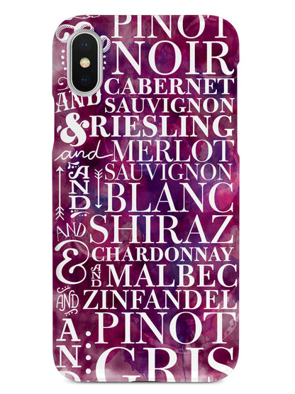 Wine Wine Wine Pattern Case