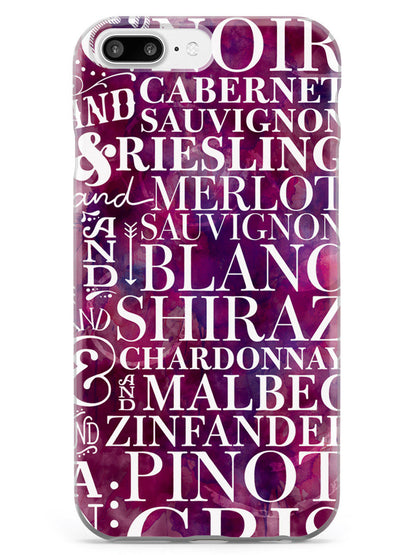 Wine Wine Wine Pattern Case