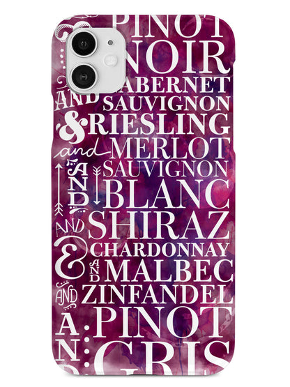 Wine Wine Wine Pattern Case