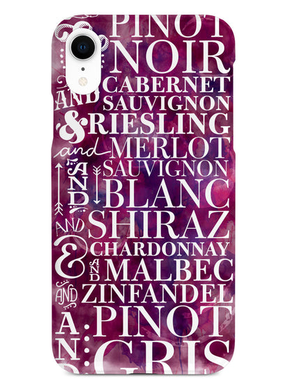 Wine Wine Wine Pattern Case