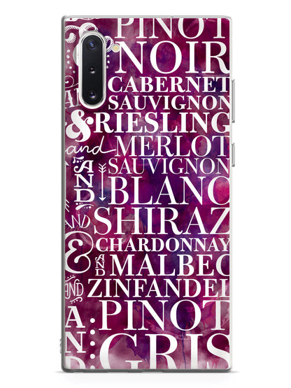 Wine Wine Wine Pattern Case