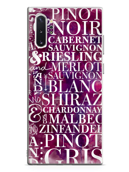 Wine Wine Wine Pattern Case