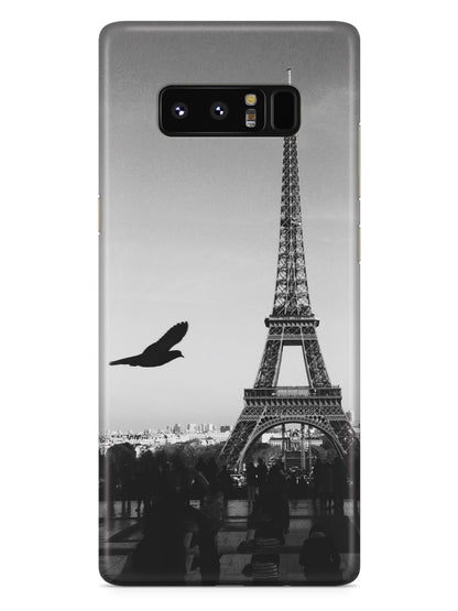 Paris Eiffel Tower Black & White Photo Case