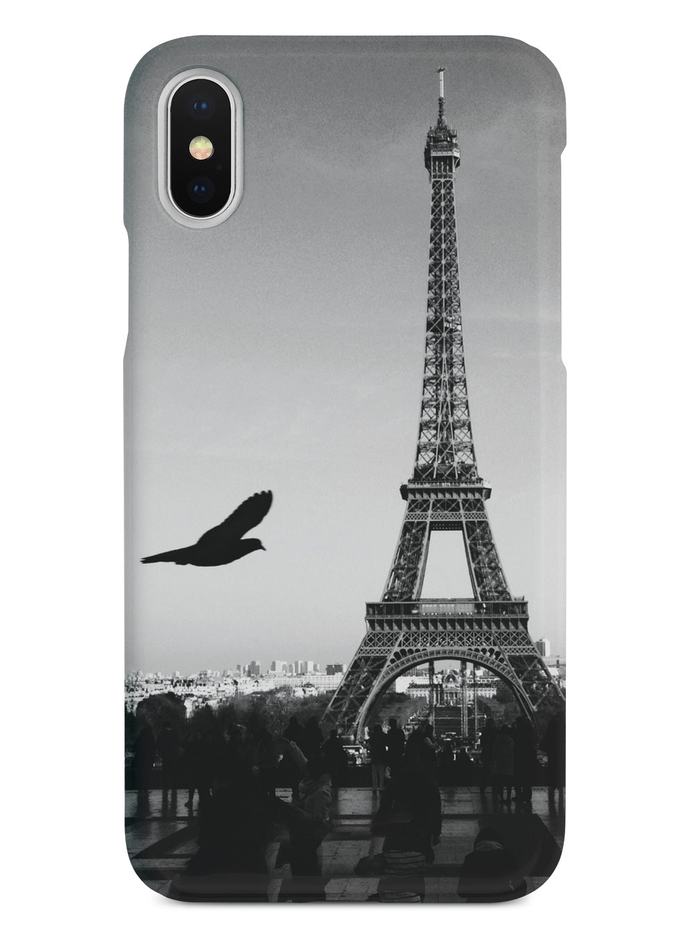 Paris Eiffel Tower Black & White Photo Case