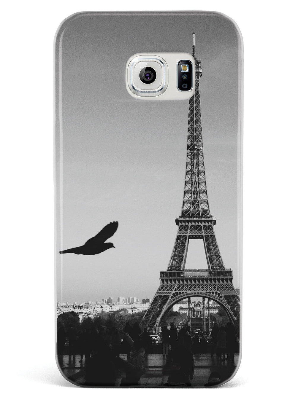 Paris Eiffel Tower Black & White Photo Case