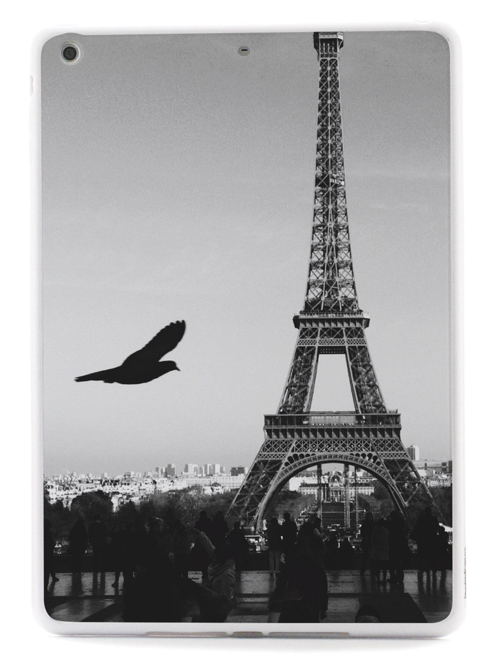 Paris Eiffel Tower Black & White Photo Case