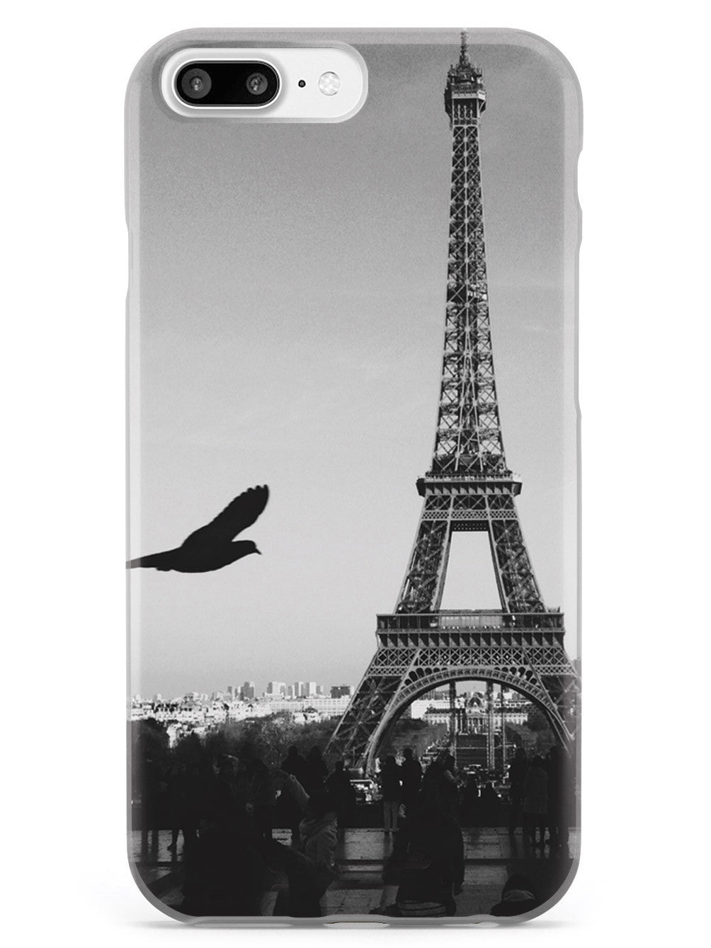 Paris Eiffel Tower Black & White Photo Case