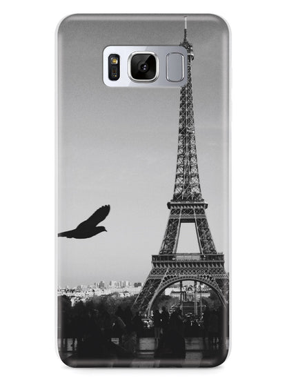 Paris Eiffel Tower Black & White Photo Case