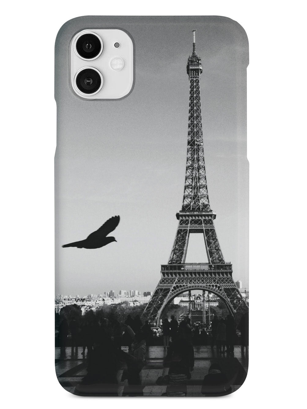 Paris Eiffel Tower Black & White Photo Case