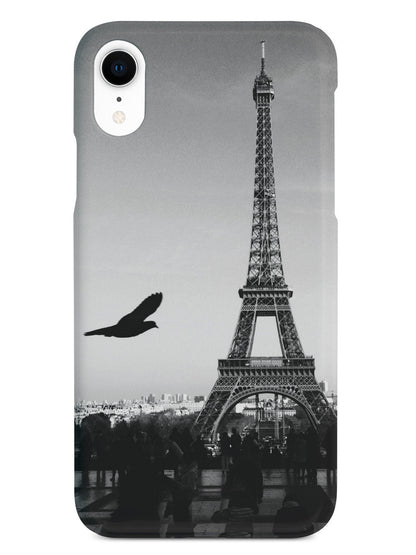 Paris Eiffel Tower Black & White Photo Case