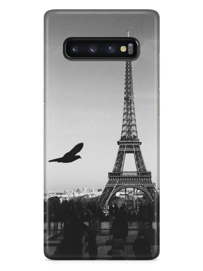 Paris Eiffel Tower Black & White Photo Case