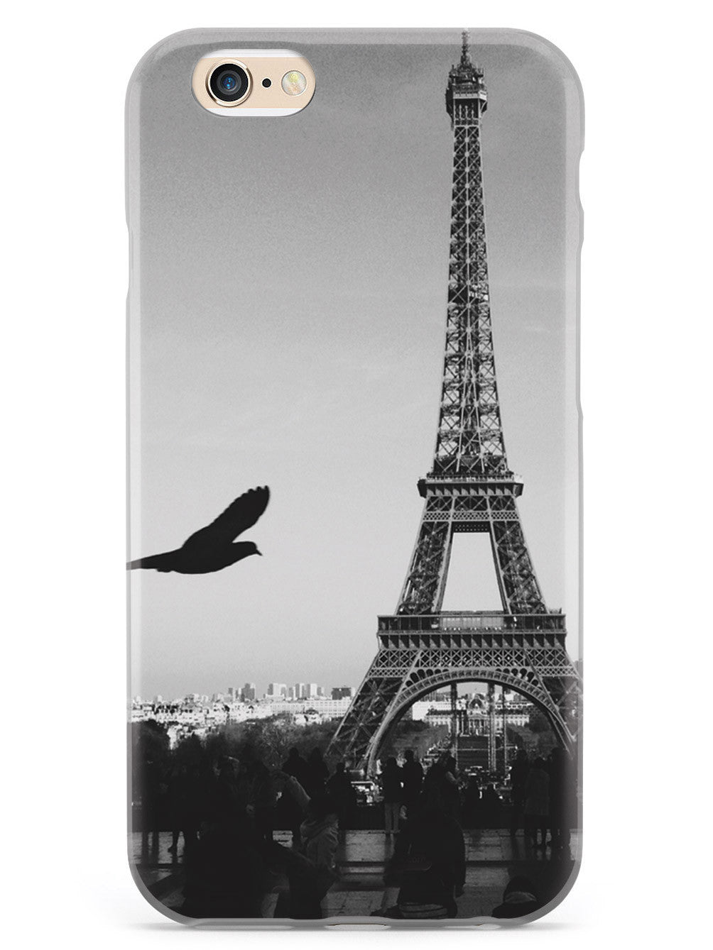 Paris Eiffel Tower Black & White Photo Case