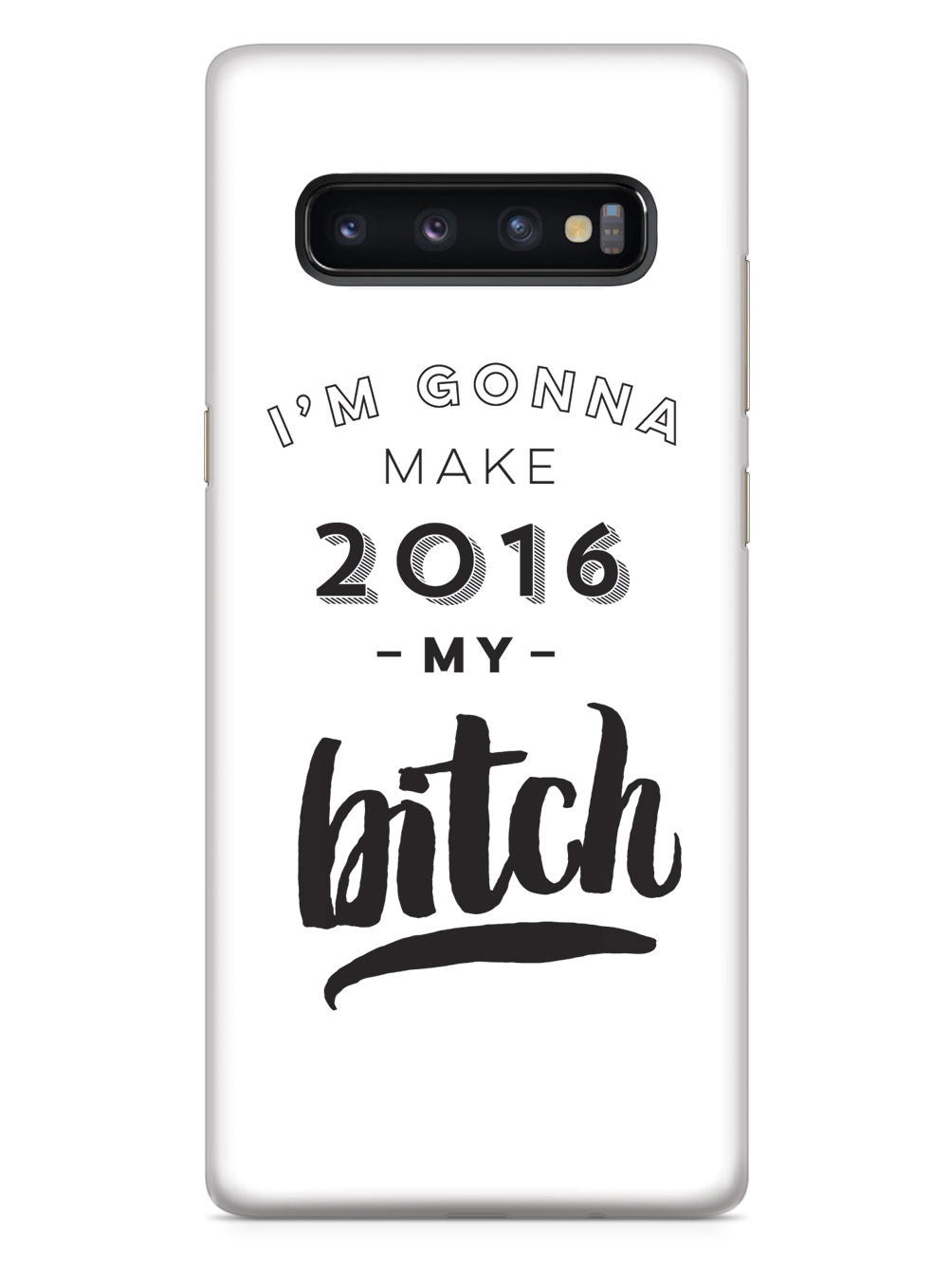 I'm Gonna Make 2016 My Bitch Case