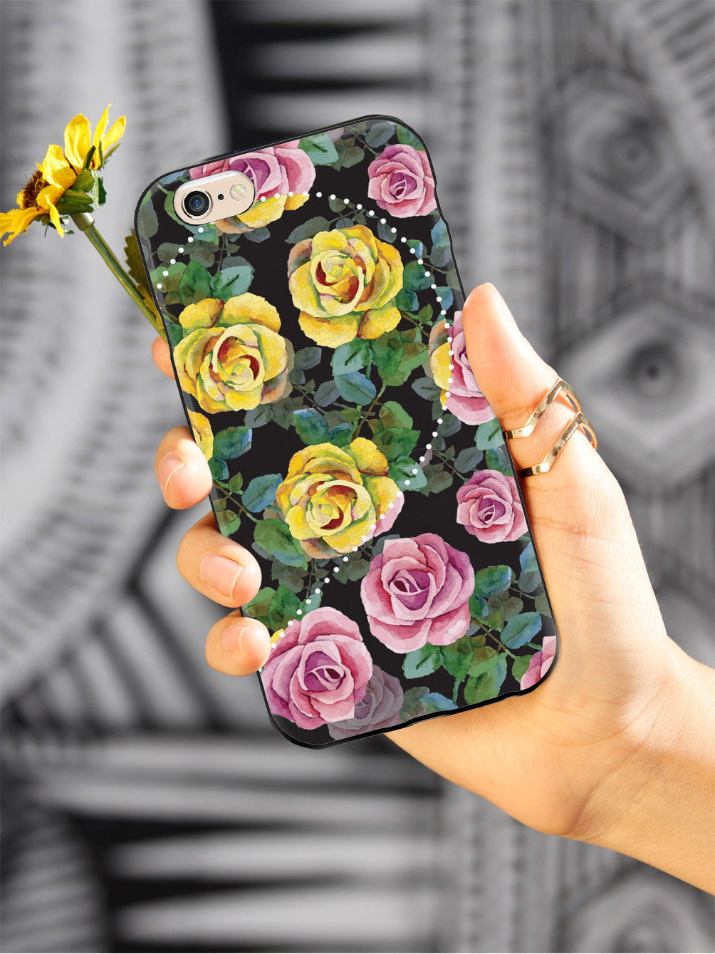 Flower Heart - Right Side Case