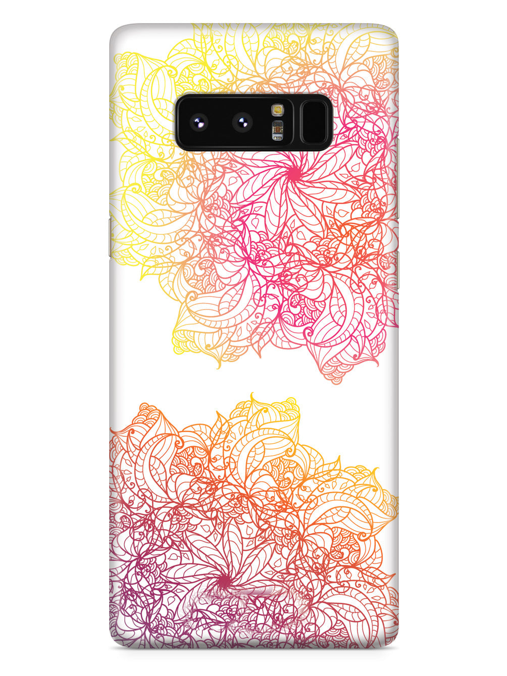 Colorful Doodle Flowers Case