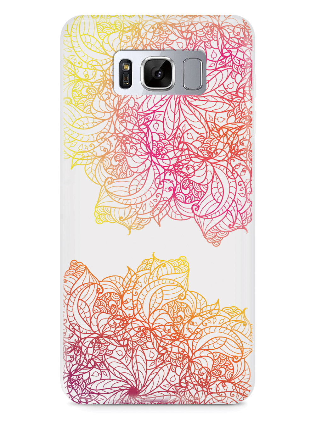 Colorful Doodle Flowers Case