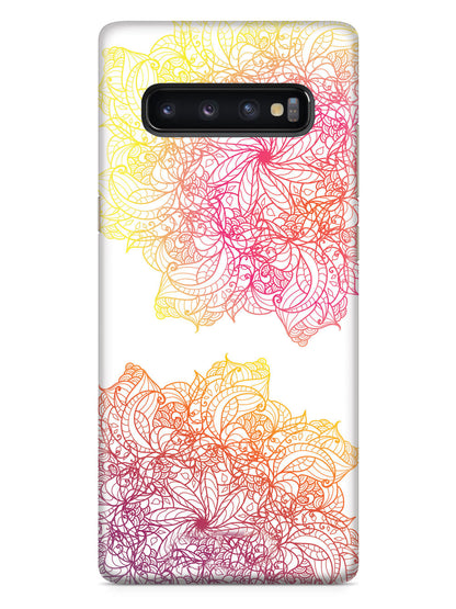 Colorful Doodle Flowers Case