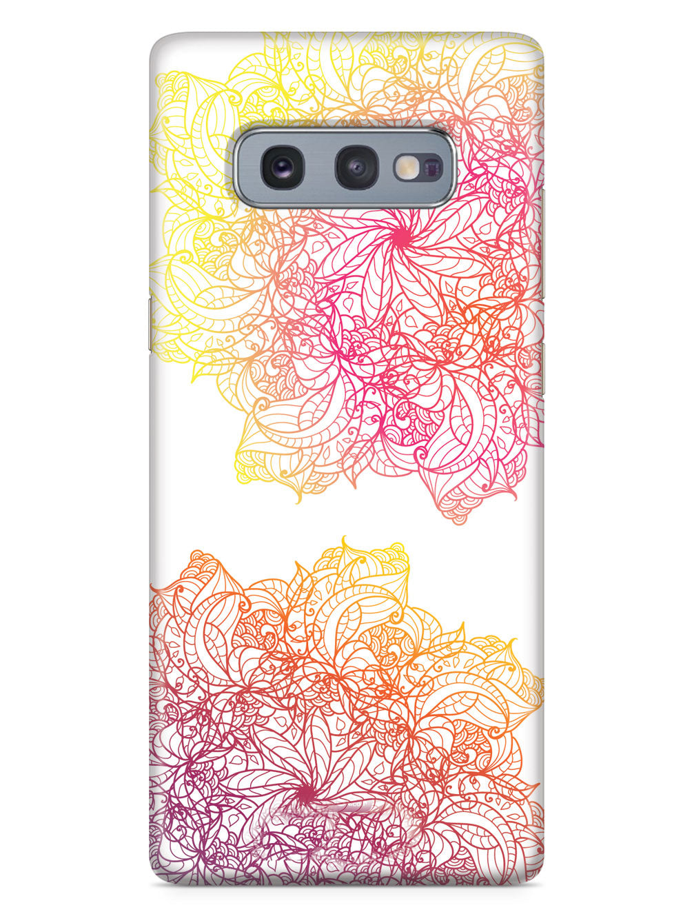 Colorful Doodle Flowers Case