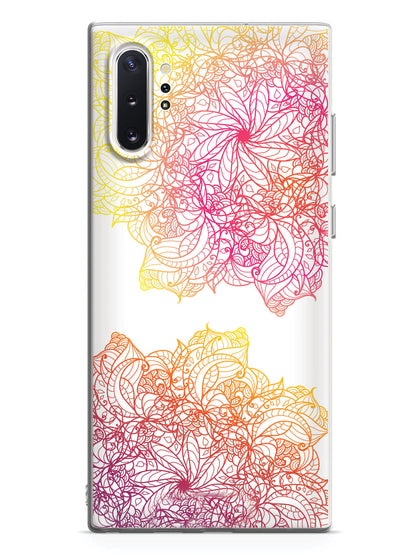 Colorful Doodle Flowers Case