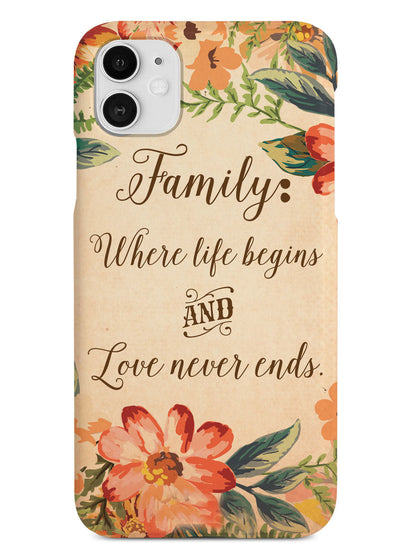 Family: Where Life Begins Case