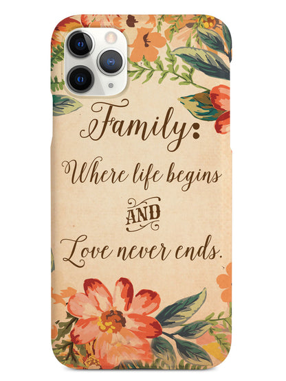 Family: Where Life Begins Case