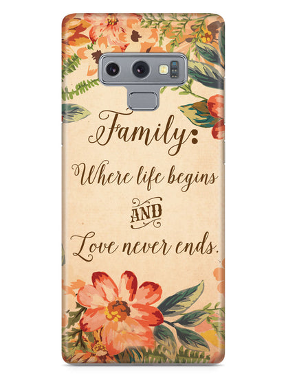 Family: Where Life Begins Case