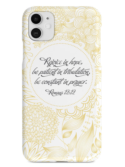 Romans 12:12 Bible Verse Case