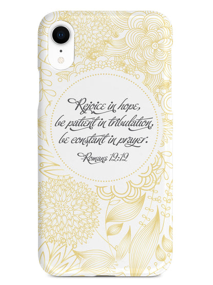 Romans 12:12 Bible Verse Case