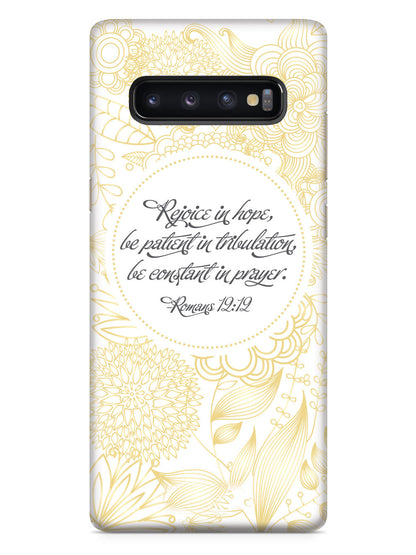 Romans 12:12 Bible Verse Case