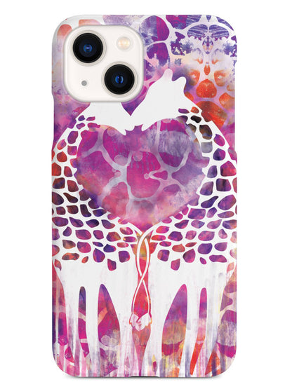 Giraffe Love Watercolor Style Case