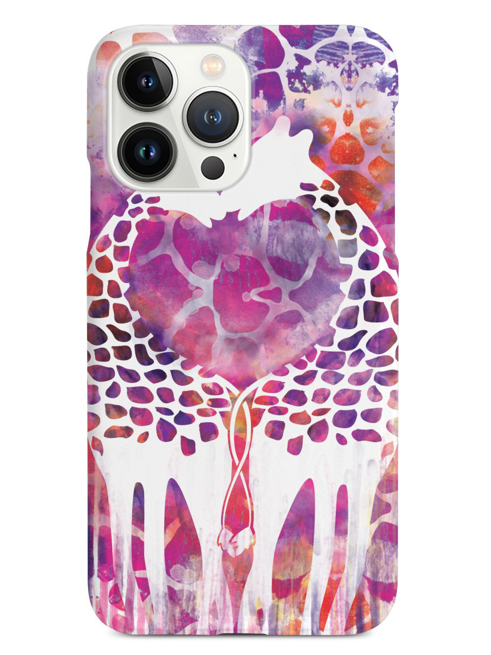 Giraffe Love Watercolor Style Case