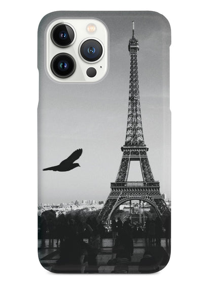 Paris Eiffel Tower Black & White Photo Case