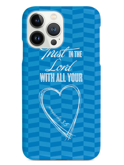 Proverbs 3:5 Bible Verse Case